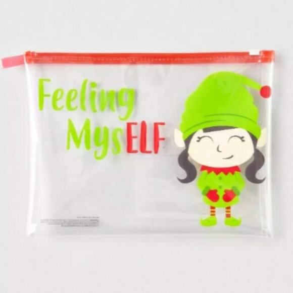 American Eagle Feeling MysELF Makeup Bag Zip Lock - Picture 1 of 1